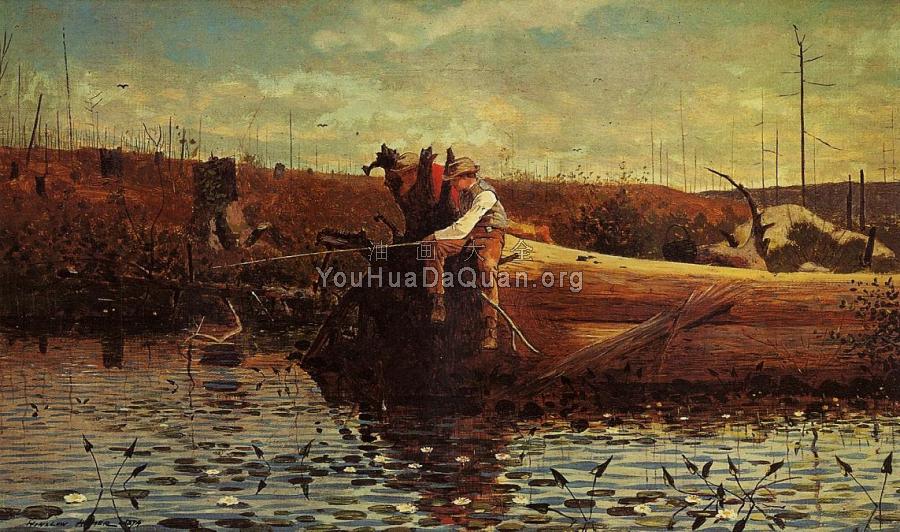 Waiting for a Bite - 温斯洛·荷默